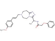 N-(1-{7-[(2E)-3-(4-methoxyphenyl)-2-propen-1-yl]-6,7,8,9-tetrahydro-5H-[1,2,4]triazolo[4,3-d][1,4]diazepin-3-yl}ethyl)-2-phenoxyacetamide