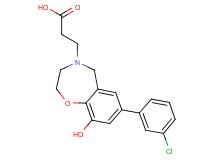3-[7-(3-chlorophenyl)-9-hydroxy-2,3-dihydro-1,4-benzoxazepin-4(5H)-yl]propanoic acid