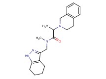 2-(3,4-dihydro-2(1H)-isoquinolinyl)-N-methyl-N-(4,5,6,7-tetrahydro-1H-indazol-3-ylmethyl)propanamide
