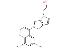 2-[5-(6,8-dimethylquinolin-4-yl)-5,6-dihydropyrrolo[3,4-c]pyrazol-1(4H)-yl]ethanol