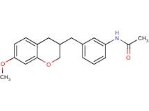 N-{3-[(7-methoxy-3,4-dihydro-2H-chromen-3-yl)methyl]phenyl}acetamide