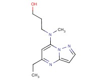 3-[(5-ethylpyrazolo[1,5-a]pyrimidin-7-yl)(methyl)amino]-1-propanol