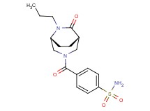 4-{[(1S*,5R*)-7-oxo-6-propyl-3,6-diazabicyclo[3.2.2]non-3-yl]carbonyl}benzenesulfonamide