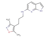 N-[3-(3,5-dimethylisoxazol-4-yl)propyl]-1H-pyrrolo[2,3-b]pyridin-6-amine