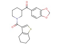 1,3-benzodioxol-5-yl[1-(4,5,6,7-tetrahydro-1-benzothien-3-ylcarbonyl)-3-piperidinyl]methanone