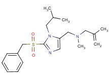 N-{[2-(benzylsulfonyl)-1-isobutyl-1H-imidazol-5-yl]methyl}-N,2-dimethyl-2-propen-1-amine