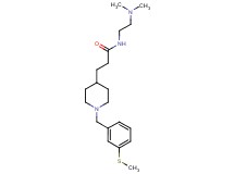 N-[2-(dimethylamino)ethyl]-3-{1-[3-(methylthio)benzyl]-4-piperidinyl}propanamide