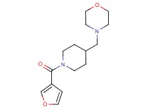 4-{[1-(3-furoyl)-4-piperidinyl]methyl}morpholine