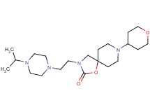 3-[2-(4-isopropylpiperazin-1-yl)ethyl]-8-(tetrahydro-2H-pyran-4-yl)-1-oxa-3,8-diazaspiro[4.5]decan-2-one