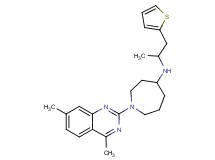 1-(4,7-dimethyl-2-quinazolinyl)-N-[1-methyl-2-(2-thienyl)ethyl]-4-azepanamine