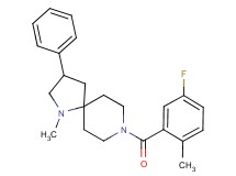 8-(5-fluoro-2-methylbenzoyl)-1-methyl-3-phenyl-1,8-diazaspiro[4.5]decane