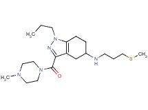 3-[(4-methyl-1-piperazinyl)carbonyl]-N-[3-(methylthio)propyl]-1-propyl-4,5,6,7-tetrahydro-1H-indazol-5-amine