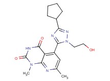 5-[3-cyclopentyl-1-(2-hydroxyethyl)-1H-1,2,4-triazol-5-yl]-1,7-dimethylpyrido[2,3-d]pyrimidine-2,4(1H,3H)-dione