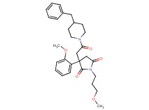 3-[2-(4-benzyl-1-piperidinyl)-2-oxoethyl]-3-(2-methoxyphenyl)-1-(3-methoxypropyl)-2,5-pyrrolidinedione