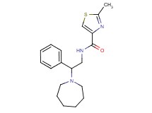N-(2-azepan-1-yl-2-phenylethyl)-2-methyl-1,3-thiazole-4-carboxamide