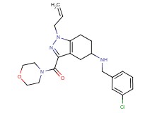 1-allyl-N-(3-chlorobenzyl)-3-(4-morpholinylcarbonyl)-4,5,6,7-tetrahydro-1H-indazol-5-amine