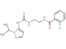 2-chloro-N-[2-({[(1-isopropyl-1H-pyrazol-5-yl)amino]carbonyl}amino)ethyl]benzamide
