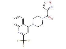 4-[4-(isoxazol-3-ylcarbonyl)piperazin-1-yl]-2-(trifluoromethyl)quinoline formate