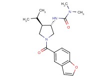 N'-[(3S*,4R*)-1-(1-benzofuran-5-ylcarbonyl)-4-isopropyl-3-pyrrolidinyl]-N,N-dimethylurea