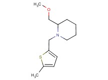 2-(methoxymethyl)-1-[(5-methyl-2-thienyl)methyl]piperidine