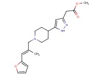 methyl (5-{1-[(2E)-3-(2-furyl)-2-methylprop-2-en-1-yl]piperidin-4-yl}-1H-pyrazol-3-yl)acetate