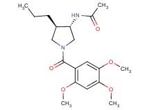N-[(3S*,4R*)-4-propyl-1-(2,4,5-trimethoxybenzoyl)-3-pyrrolidinyl]acetamide