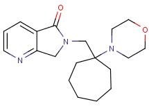 6-[(1-morpholin-4-ylcycloheptyl)methyl]-6,7-dihydro-5H-pyrrolo[3,4-b]pyridin-5-one