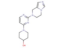 1-[2-(5,6-dihydroimidazo[1,5-a]pyrazin-7(8H)-yl)pyrimidin-4-yl]piperidin-4-ol