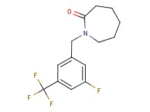 1-[3-fluoro-5-(trifluoromethyl)benzyl]azepan-2-one
