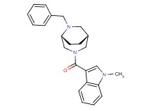 (1R*,5R*)-6-benzyl-3-[(1-methyl-1H-indol-3-yl)carbonyl]-3,6-diazabicyclo[3.2.2]nonane