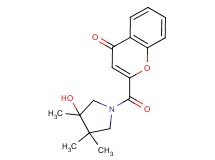 2-[(3-hydroxy-3,4,4-trimethylpyrrolidin-1-yl)carbonyl]-4H-chromen-4-one