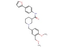 N-[4-(2-furyl)phenyl]-1-[4-methoxy-3-(methoxymethyl)benzyl]-3-piperidinecarboxamide