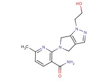 2-[1-(2-hydroxyethyl)-4,6-dihydropyrrolo[3,4-c]pyrazol-5(1H)-yl]-6-methylnicotinamide