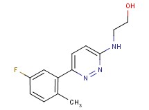 2-{[6-(5-fluoro-2-methylphenyl)pyridazin-3-yl]amino}ethanol