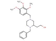 2-[1-benzyl-4-(2,3,4-trimethoxybenzyl)-2-piperazinyl]ethanol