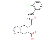 5-{[5-(2-chlorophenyl)-2-furyl]methyl}-4,5,6,7-tetrahydro-1H-imidazo[4,5-c]pyridine-6-carboxylic acid