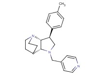 (2R*,3S*,6R*)-3-(4-methylphenyl)-5-(4-pyridinylmethyl)-1,5-diazatricyclo[5.2.2.0~2,6~]undecane