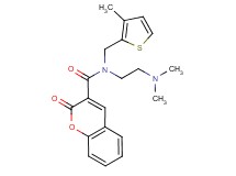 N-[2-(dimethylamino)ethyl]-N-[(3-methyl-2-thienyl)methyl]-2-oxo-2H-chromene-3-carboxamide