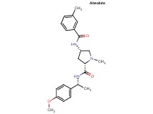 (2S,4S)-N-[(1R)-1-(4-methoxyphenyl)ethyl]-1-methyl-4-[(3-methylbenzoyl)amino]pyrrolidine-2-carboxamide