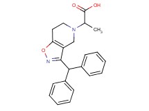 2-[3-(diphenylmethyl)-6,7-dihydroisoxazolo[4,5-c]pyridin-5(4H)-yl]propanoic acid