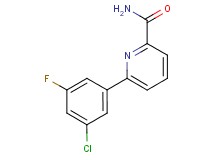 6-(3-chloro-5-fluorophenyl)pyridine-2-carboxamide