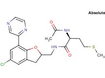 N~2~-acetyl-N~1~-{[5-chloro-7-(2-pyrazinyl)-2,3-dihydro-1-benzofuran-2-yl]methyl}-L-methioninamide