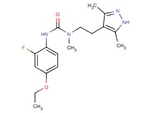 N-[2-(3,5-dimethyl-1H-pyrazol-4-yl)ethyl]-N'-(4-ethoxy-2-fluorophenyl)-N-methylurea