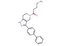 4-(3-biphenyl-4-yl-1,4,6,7-tetrahydro-5H-pyrazolo[4,3-c]pyridin-5-yl)-4-oxobutan-1-amine