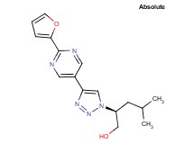 (2S)-2-{4-[2-(2-furyl)pyrimidin-5-yl]-1H-1,2,3-triazol-1-yl}-4-methylpentan-1-ol