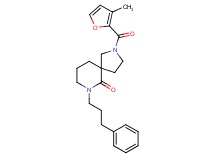 2-(3-methyl-2-furoyl)-7-(3-phenylpropyl)-2,7-diazaspiro[4.5]decan-6-one
