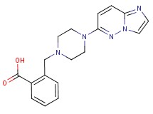 2-[(4-imidazo[1,2-b]pyridazin-6-ylpiperazin-1-yl)methyl]benzoic acid
