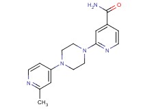 2-[4-(2-methyl-4-pyridinyl)-1-piperazinyl]isonicotinamide