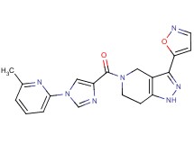 3-isoxazol-5-yl-5-{[1-(6-methylpyridin-2-yl)-1H-imidazol-4-yl]carbonyl}-4,5,6,7-tetrahydro-1H-pyrazolo[4,3-c]pyridine