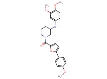 N-(3,4-dimethoxyphenyl)-1-[5-(4-methoxyphenyl)-2-furoyl]-3-piperidinamine